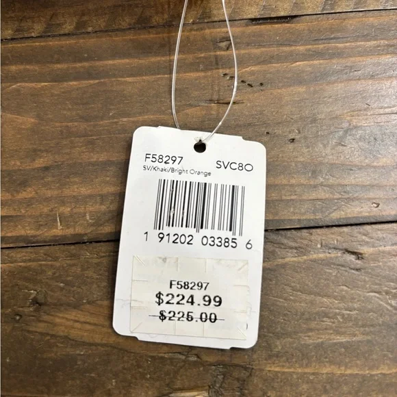 Coach Signature File Crossbody Bag with Bright Orange Trim - Picture 9 of 12